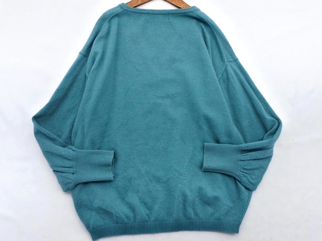SLOBE IENA スローブイエナ Vネック ニット セーター 青 ■◇ ☆ fda8 レディース