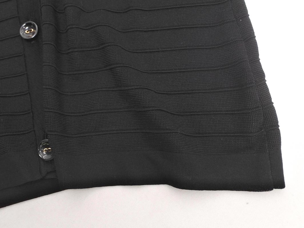 M-PREMIER エムプルミエ ロング カーディガン size36/黒 ■◇ ☆ fda7 レディース