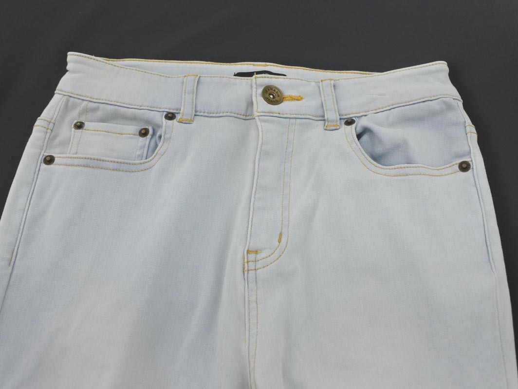 JEANASIS Jeanasis стрейч обтягивающие джинсы брюки sizeS/ бледно-голубой ## * fdb1 женский 