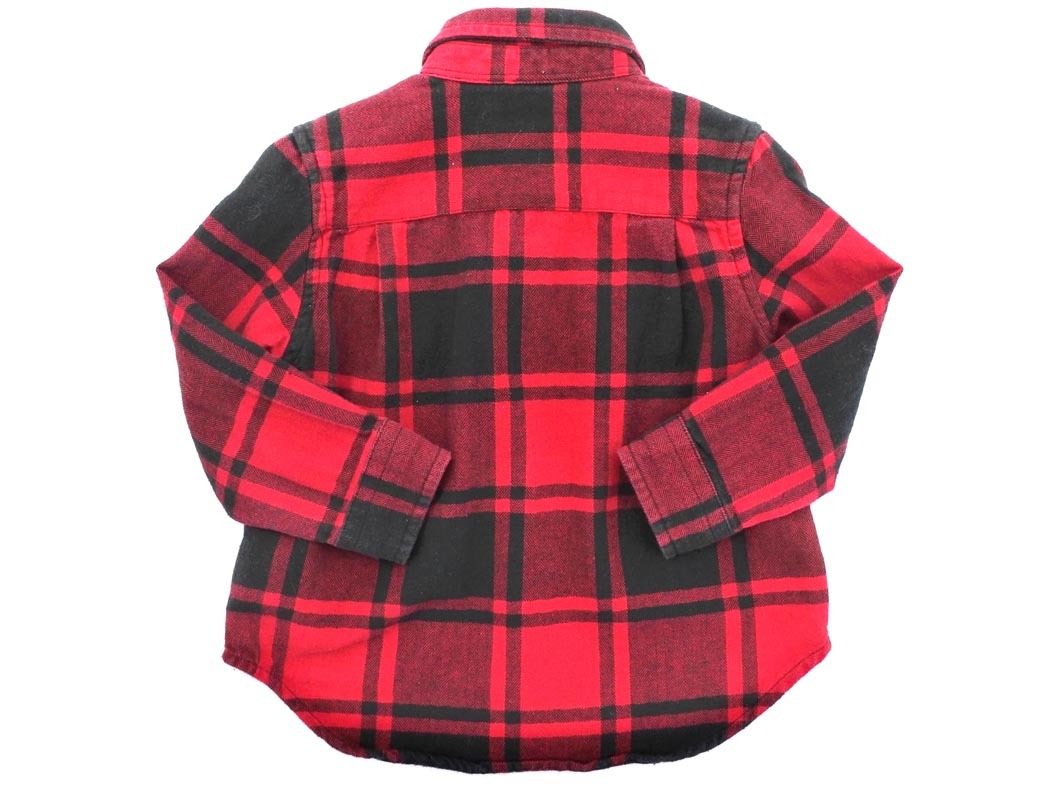 Ralph Lauren ラルフローレン チェック シャツ size24M(85?90cm)/赤 ■◇ ☆ fdb1