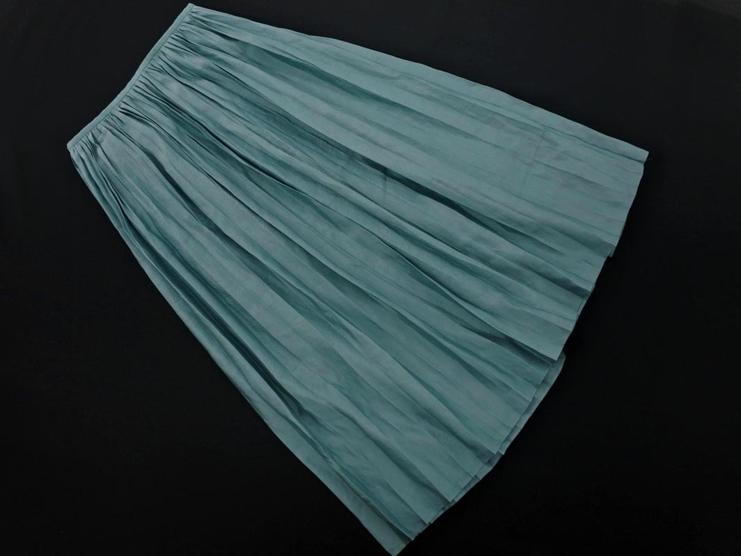 ネコポスOK Demi-Luxe BEAMS デミルクスビームス プリーツ スカート size38/ミント ■◇ ☆ fdb1 レディース