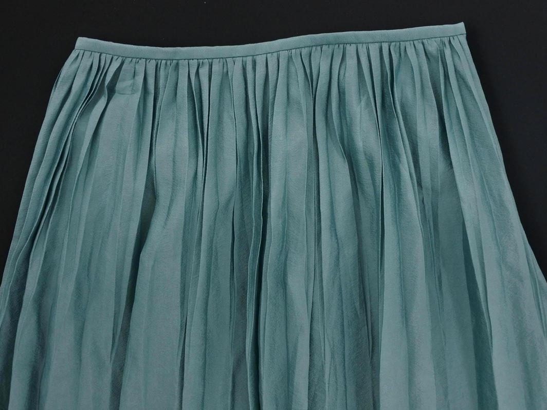 ネコポスOK Demi-Luxe BEAMS デミルクスビームス プリーツ スカート size38/ミント ■◇ ☆ fdb1 レディース