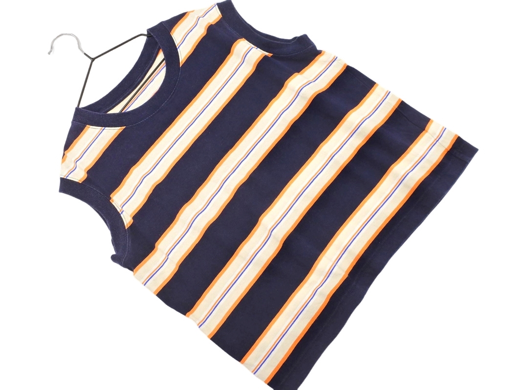 JOURNAL STANDARD Journal Standard мульти- окантовка безрукавка cut and sewn sizeF/ бежевый x темно-синий #* * fdb1 женский 