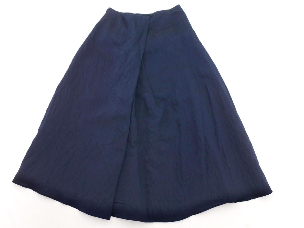 IENA イエナ フレア ロング スカート size36/濃紺 ■■ ☆ fdb1 レディース
