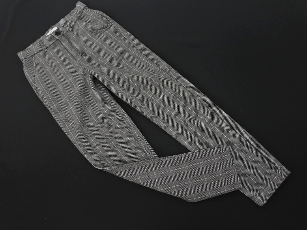 a.v.v アーヴェヴェ 裏起毛 グレンチェック スキニー パンツ sizeXXS/グレー ◇■ ☆ fdb1 レディース_画像1