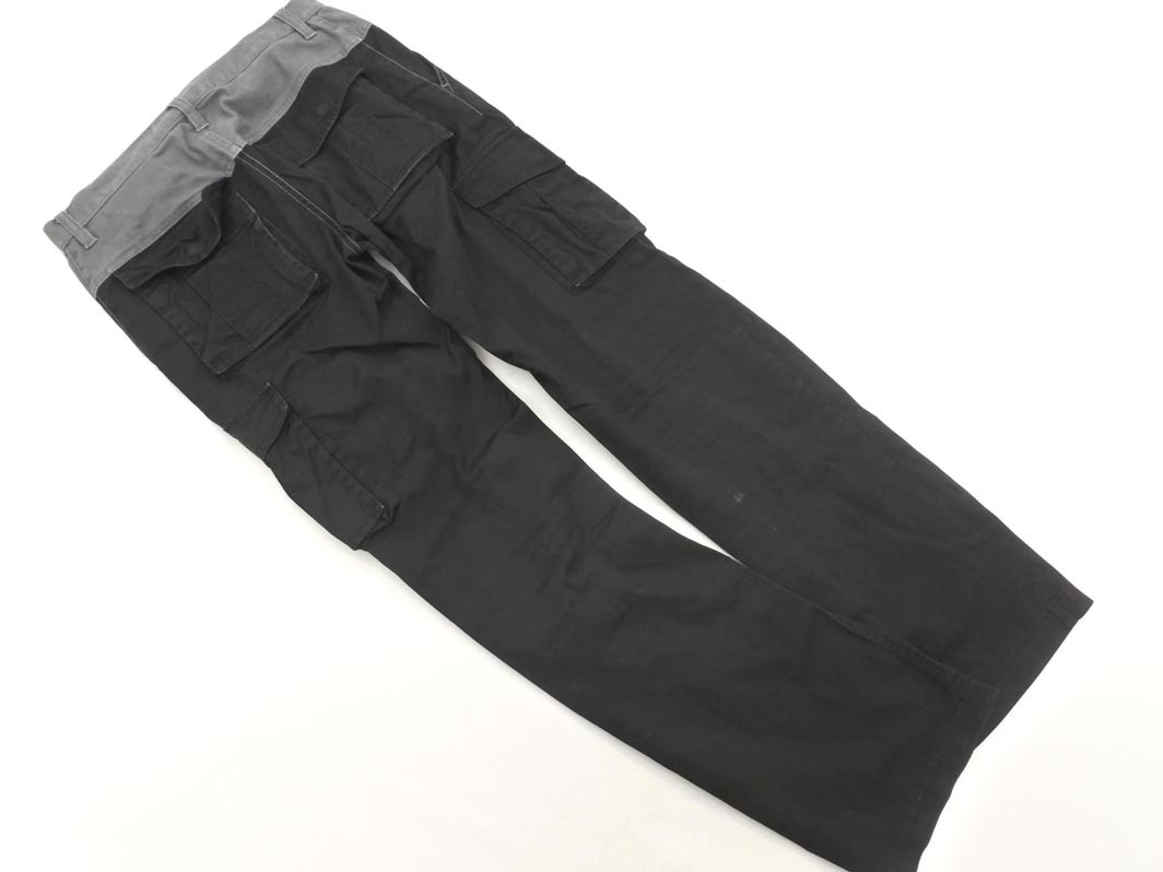 MORGAN モルガン HOMME オム カーゴ パンツ sizeS/黒ｘグレー ■■ ☆ fdb1 メンズ