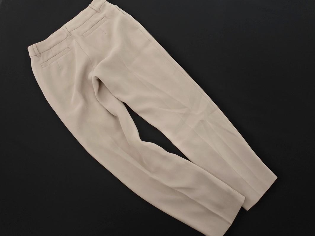 NATURAL BEAUTY BASIC ナチュラルビューティーベーシック センタープレス テーパード パンツ sizeM/アイボリー ■■ ☆ fdb4 レディース