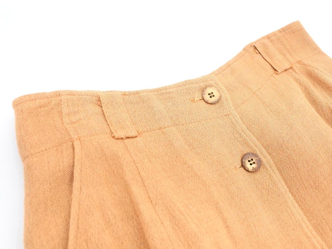 LAUTREAMONT ロートレアモン フロントボタン ロング スカート sizeM/ベージュ ■◇ ☆ fdb4 レディース