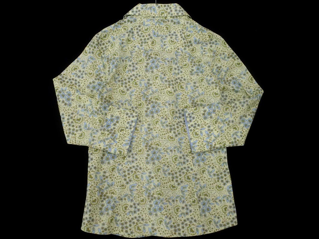 ネコポスOK Eddie Bauer エディーバウアー 花柄 シャツ sizeXS/ミント ■◇ ☆ fdb4 レディース