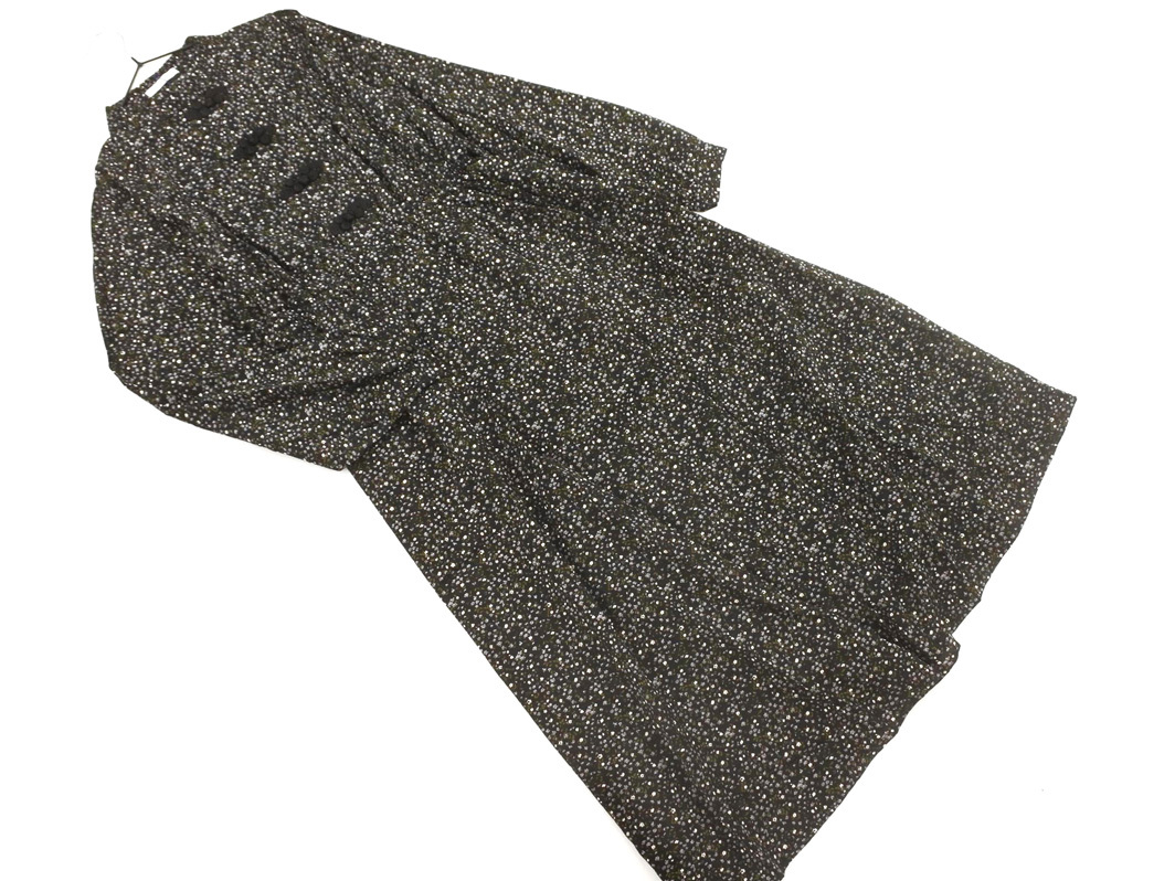 新品 OLIVE des OLIVE オリーブデオリーブ チャイナボタン ワンピース sizeF/黒 ■◇ ☆ fdb5 レディース