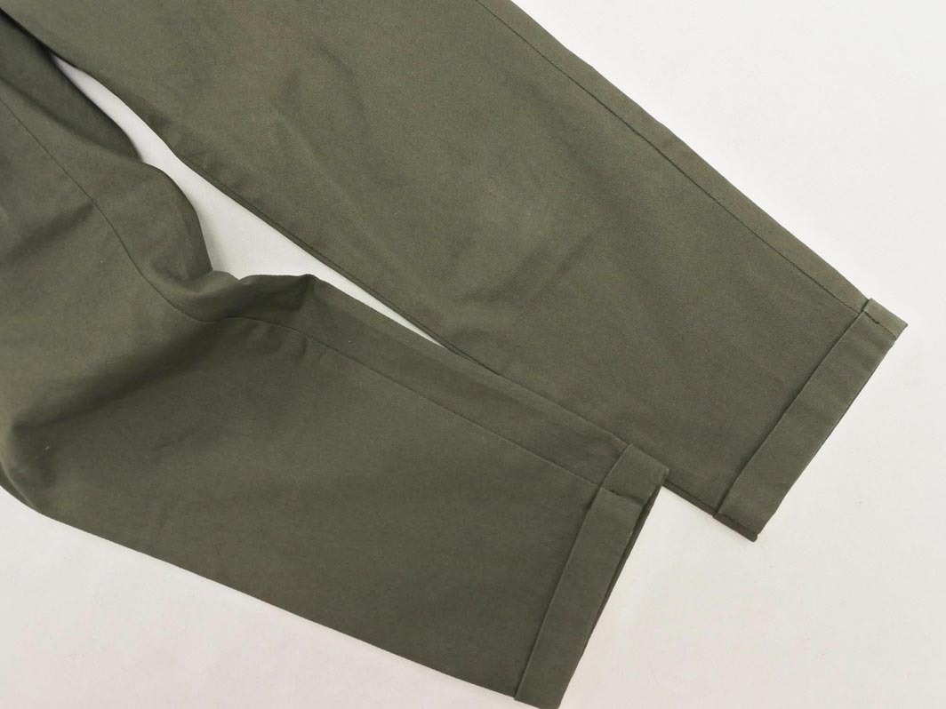 L EQUIPE レキップ クロップド パンツ size38/カーキ ■◇ ☆ fdb5 レディース