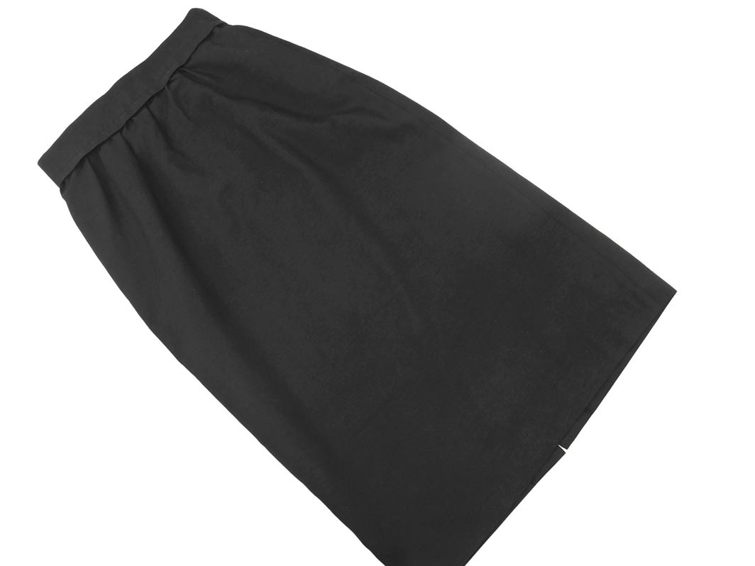 DRESSTERIOR ドレステリア シルク混 タイト スカート size36/黒 ■■ ☆ fdb6 レディース