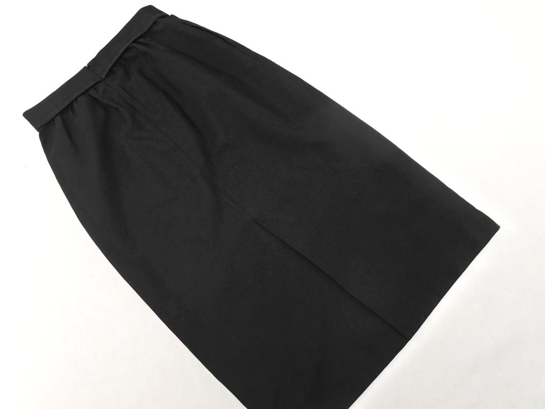 DRESSTERIOR ドレステリア シルク混 タイト スカート size36/黒 ■■ ☆ fdb6 レディース