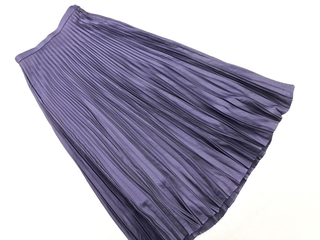 BEAMS HEART ビームスハート ロング プリーツ スカート sizeM/グレー ■■ ☆ fdb6 レディース