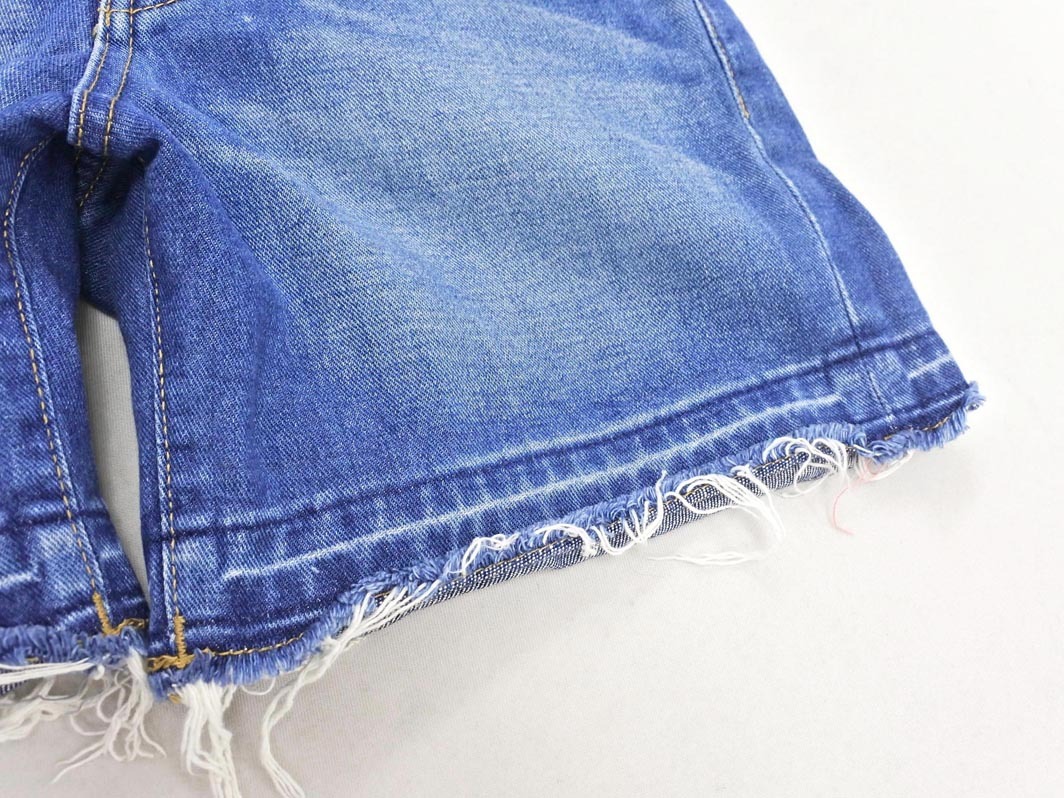 LEPSIM レプシィムローリーズファーム USED加工 カットオフ ショート デニムパンツ sizeM/紺 ■◆ ☆ fdb6 レディース