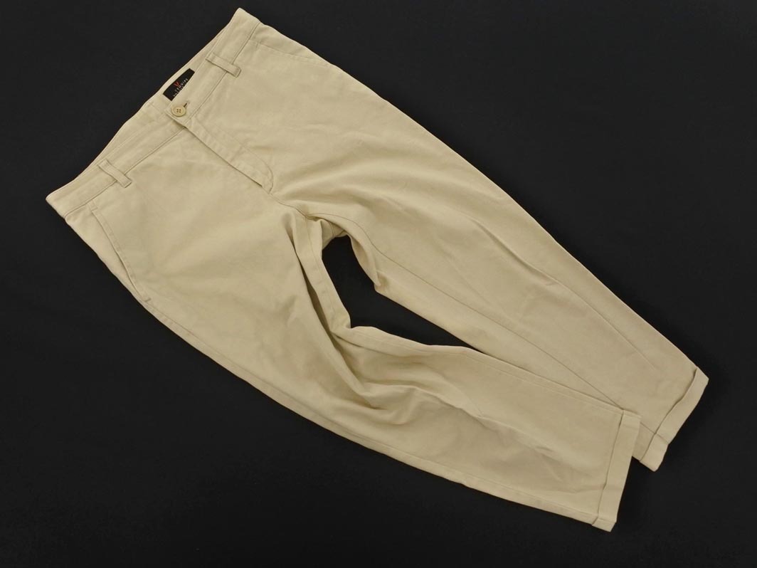 yoshie inaba ヨシエイナバ レキップ チノ テーパード パンツ size38/ベージュ ■■ ☆ fdb6 レディース