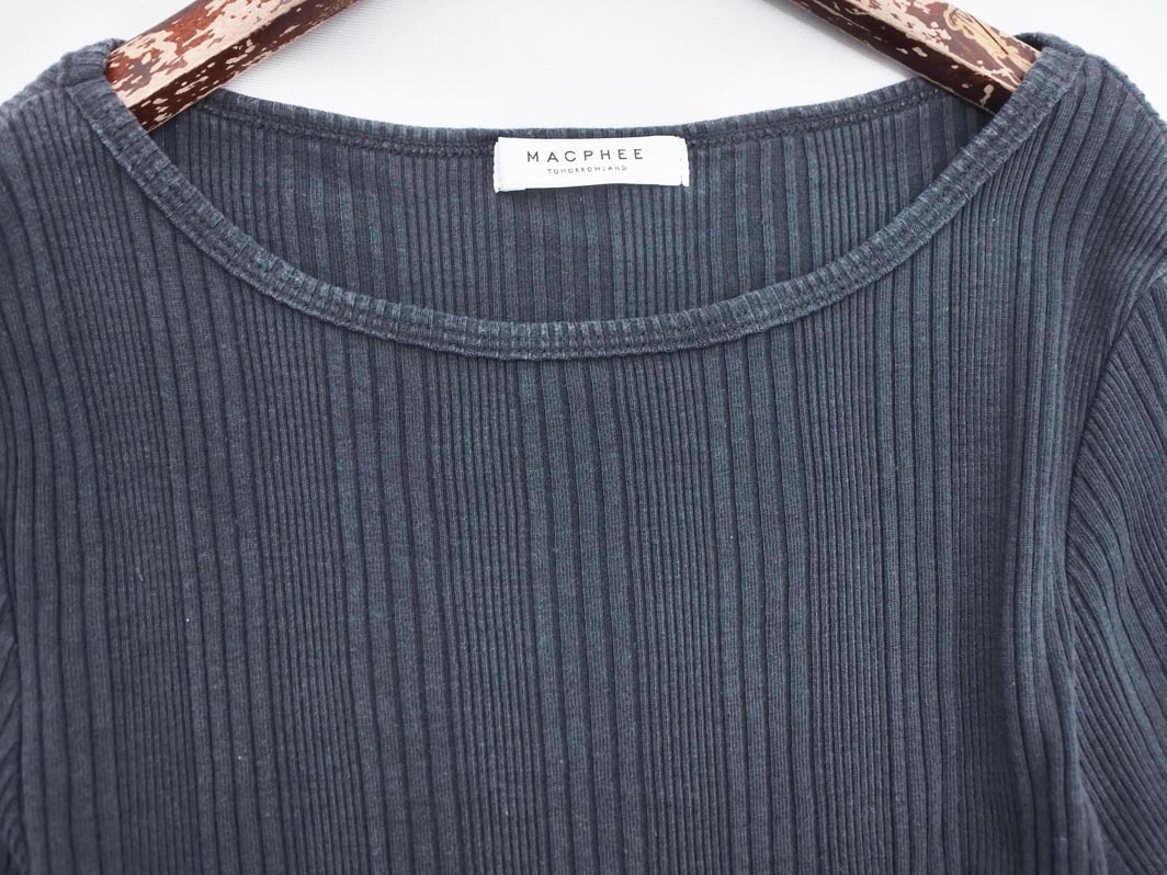 MACPHEE McAfee Tomorrowland ребра cut and sewn sizeS/ уголь #* * fdb6 женский 