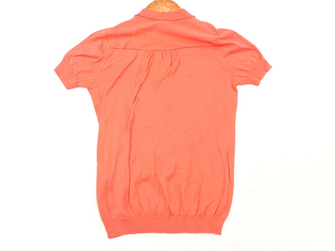 ネコポスOK Merceria Dressterior メルチェリアドレステリア ニット ポロシャツ サーモン ■◆ ☆ fdb6 レディース