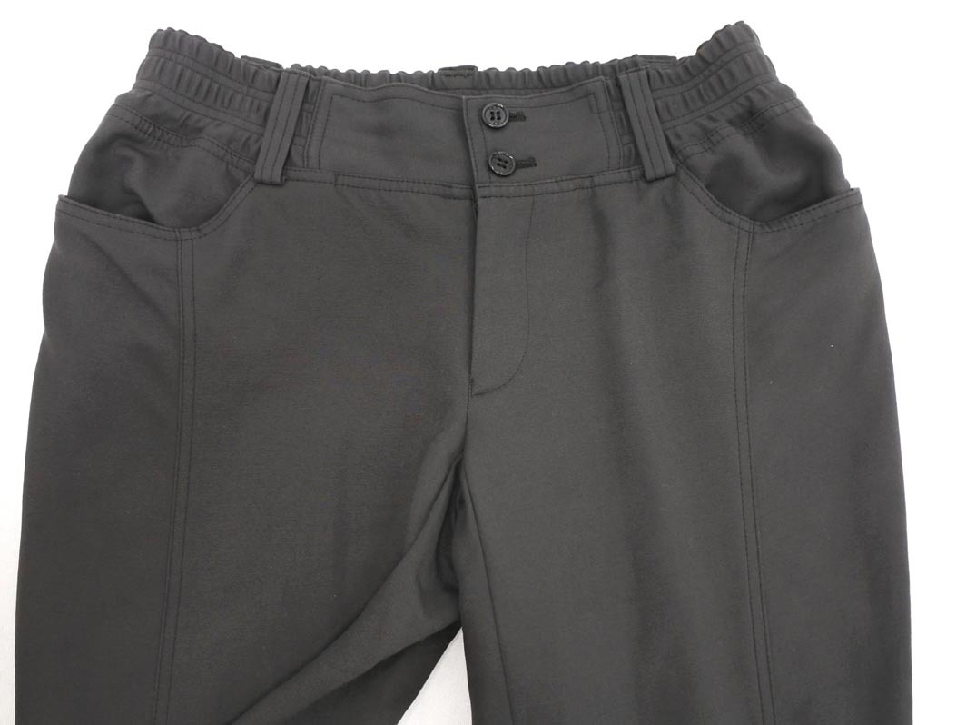 la.f... ラエフ ロートレアモン シャーリング イージー パンツ size3/黒 ■■ ☆ fdb7 レディース