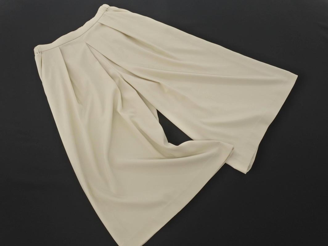 COMME CA MODELS コムサモデルズ ワイド パンツ size11/アイボリー ■■ ☆ fdb7 レディース