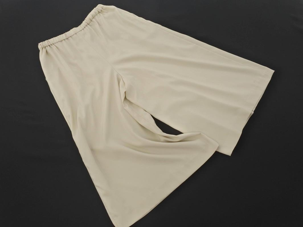 COMME CA MODELS コムサモデルズ ワイド パンツ size11/アイボリー ■■ ☆ fdb7 レディース