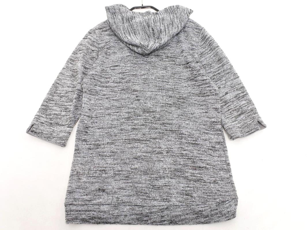 URBAN RESEARCH Urban Research вязаный 7 минут рукав Zip выше Parker size40/ серый #* * fdb7 мужской 