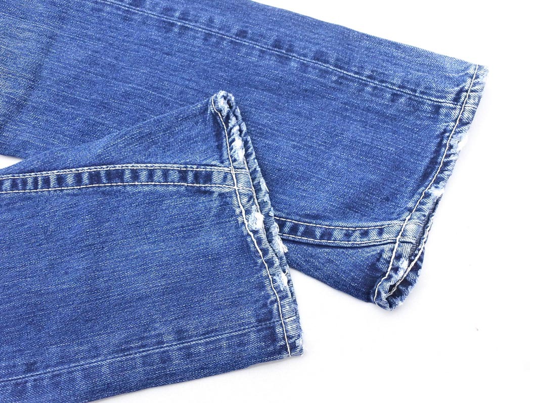 RODEO CROWNS ロデオクラウンズ ブーツカット デニムパンツ size26/紺 ■■ ☆ fdc1 レディース