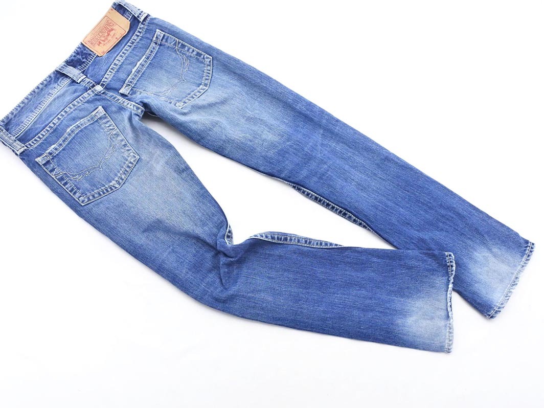 RODEO CROWNS ロデオクラウンズ ブーツカット デニムパンツ size26/紺 ■■ ☆ fdc1 レディース