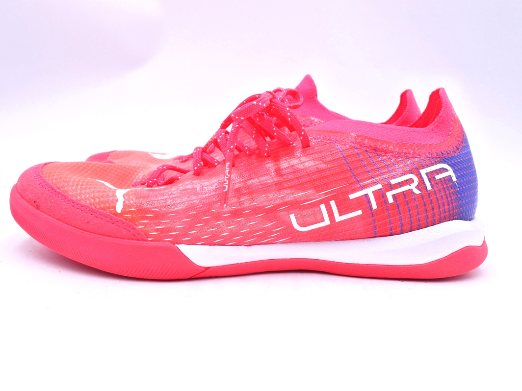 PUMA プーマ 106517 01 ウルトラ 1.3 PRO COURT トレーニングシューズ スニーカー size25.5/ピンク ■■ ☆ fdc1 メンズ