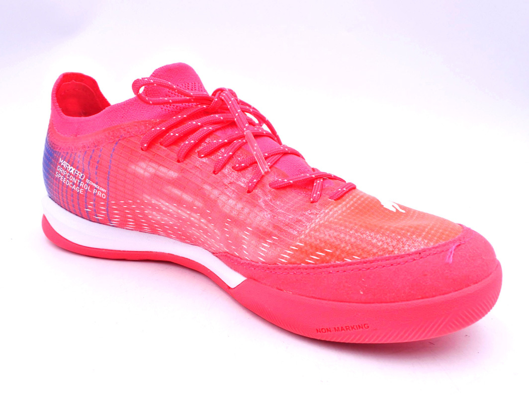 PUMA プーマ 106517 01 ウルトラ 1.3 PRO COURT トレーニングシューズ スニーカー size25.5/ピンク ■■ ☆ fdc1 メンズ