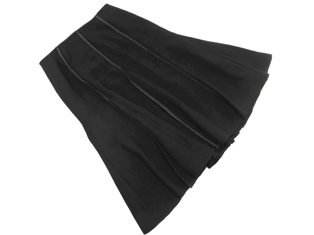 ネコポスOK INED イネド フレア スカート size7/黒 ■◇ ☆ fdc1 レディース