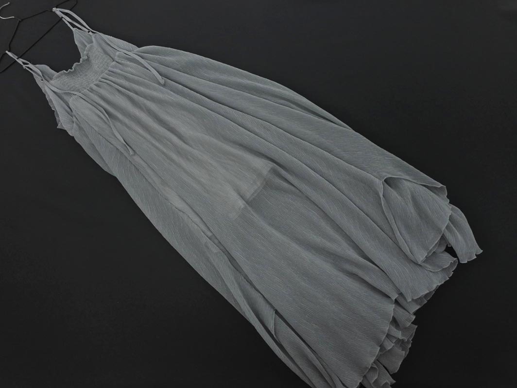 Heather ヘザー シアー キャミソール ワンピース sizeF/グレー ■◇ ☆ fdc1 レディース_画像4