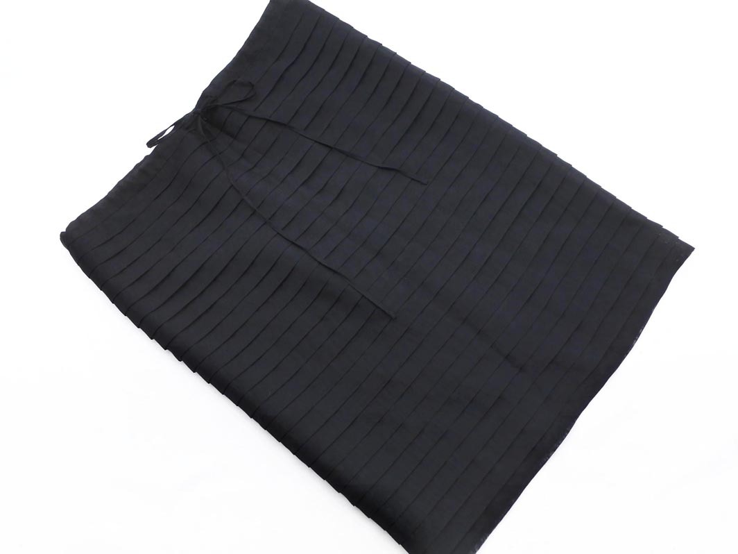 ネコポスOK JUNKO SHIMADA ジュンコシマダ ティアード フリル タイト スカート size36/黒 ■◇ ☆ fdc2 レディース