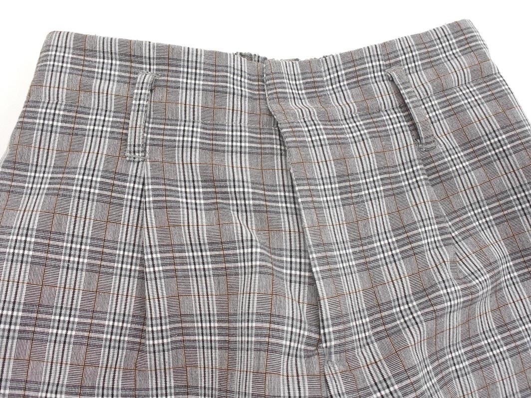 INGNI イング チェック ワイド パンツ sizeM/グレー ■■ ☆ fdc2 レディース