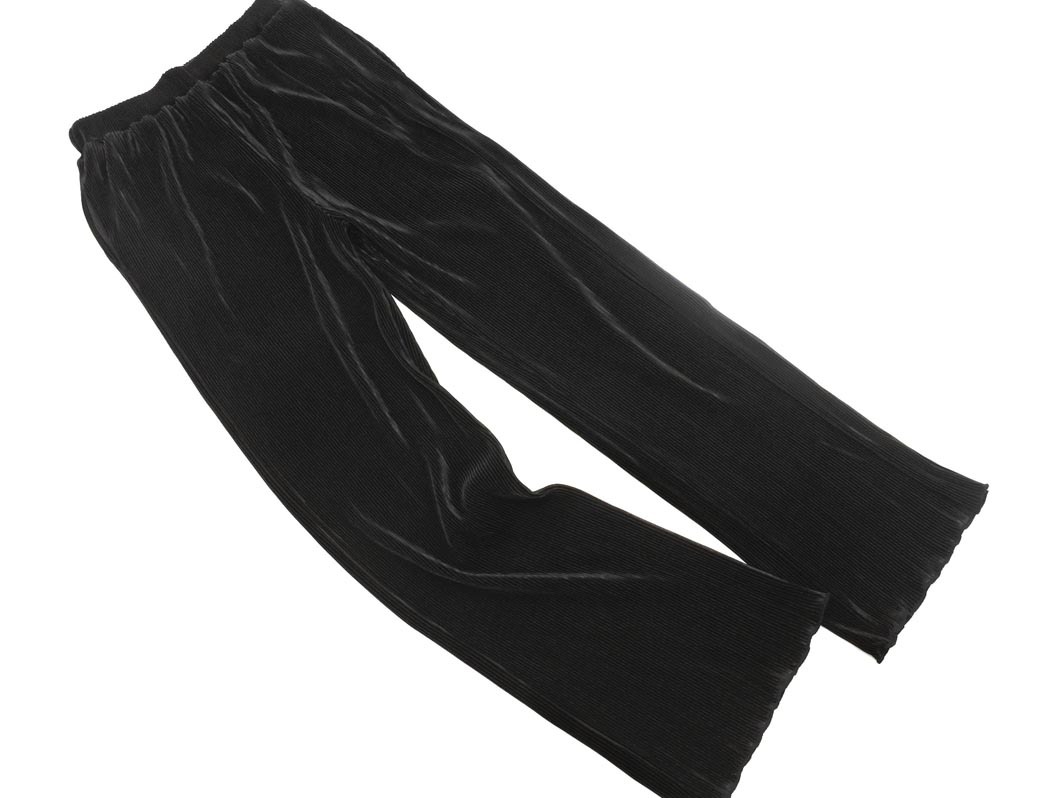 LOWRYS FARM ローリーズファーム プリーツ パンツ sizeFT/黒 ■■ ☆ fdc2 レディース