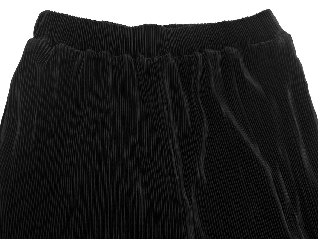 LOWRYS FARM ローリーズファーム プリーツ パンツ sizeFT/黒 ■■ ☆ fdc2 レディース