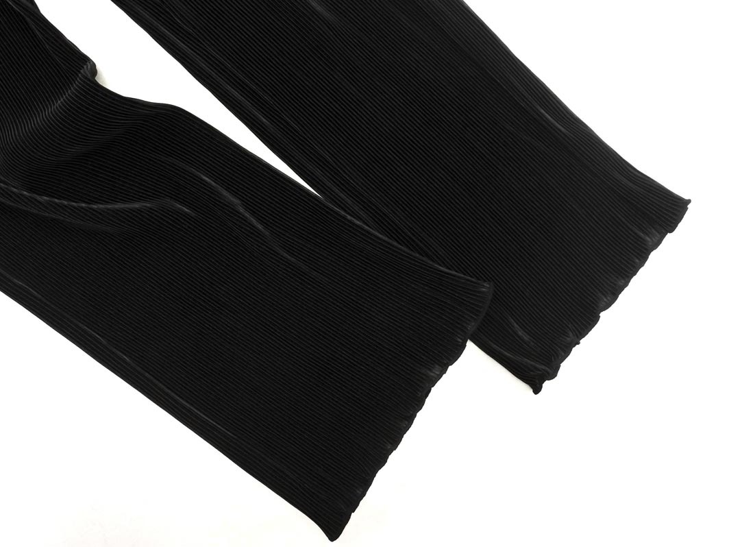 LOWRYS FARM ローリーズファーム プリーツ パンツ sizeFT/黒 ■■ ☆ fdc2 レディース