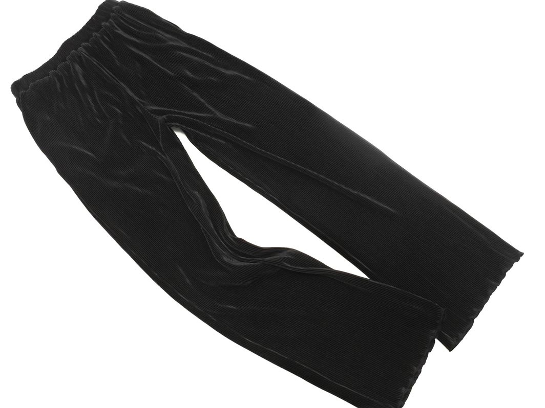 LOWRYS FARM ローリーズファーム プリーツ パンツ sizeFT/黒 ■■ ☆ fdc2 レディース