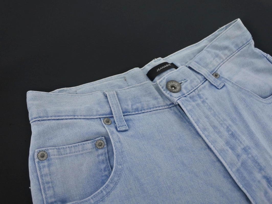 JEANASIS Jeanasis USED обработка flair Denim брюки sizeM/ синий ## * fdc2 женский 