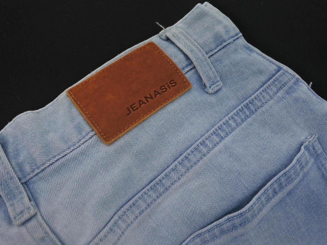 JEANASIS Jeanasis USED обработка flair Denim брюки sizeM/ синий ## * fdc2 женский 