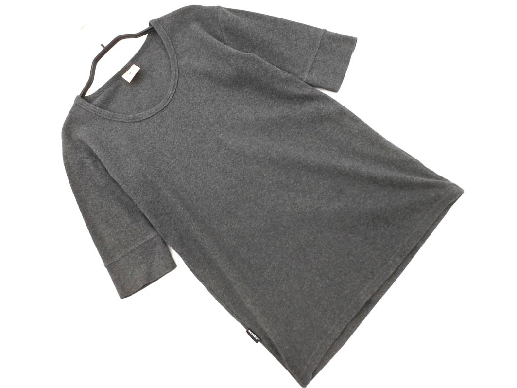 AVIREX アヴィレックス リブ カットソー sizeS/グレー ■◆ ☆ fdc3 メンズ