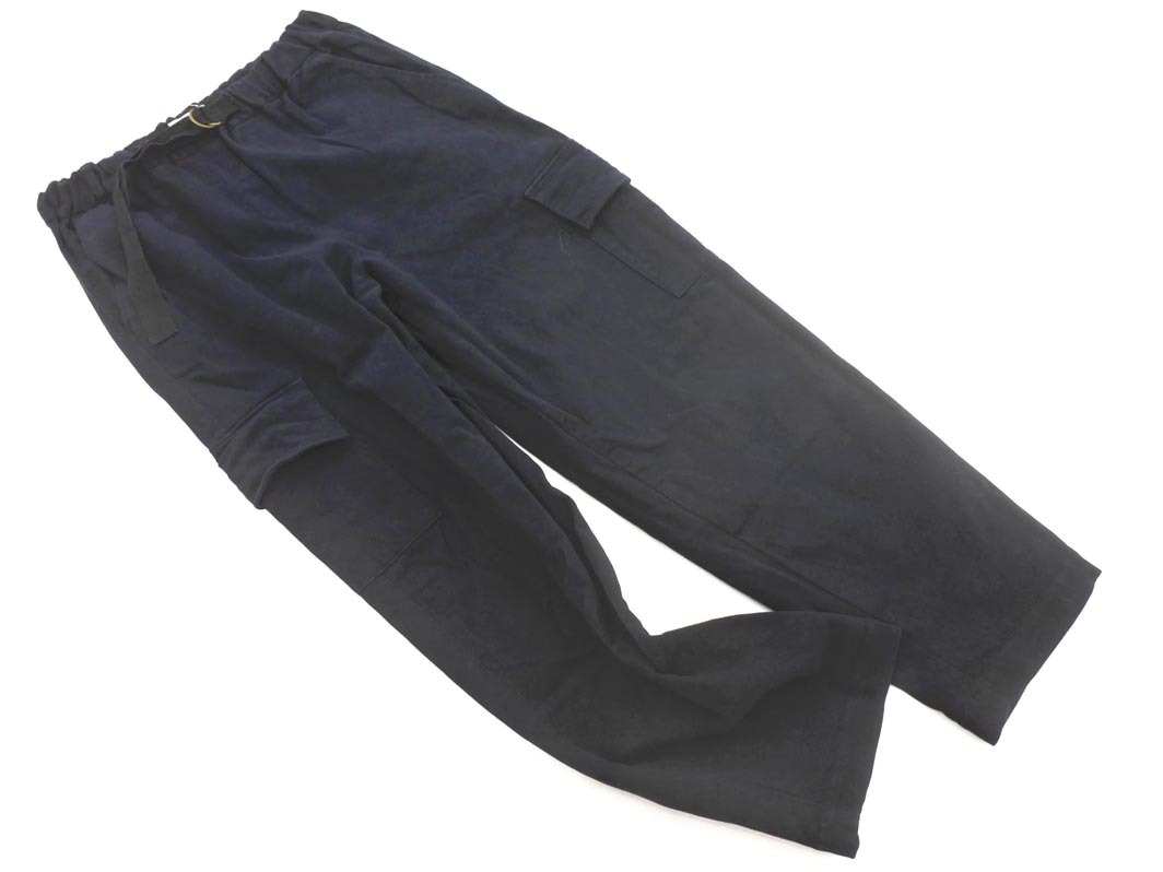 liflattie ships リフラティ シップス カーゴ パンツ sizeM/紺 ■■ ☆ fdc3 レディース