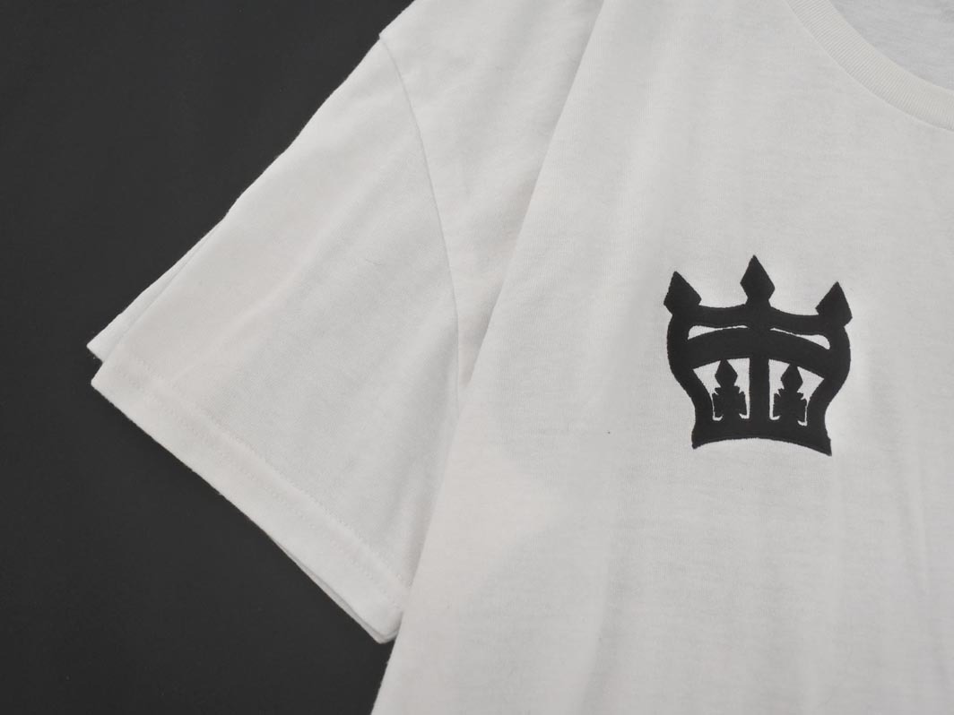 RCWB ロデオクラウンズワイドボール プリント チュニック カットソー sizeF/白xピンクx黒 ■◆ ☆ fdc3 レディース