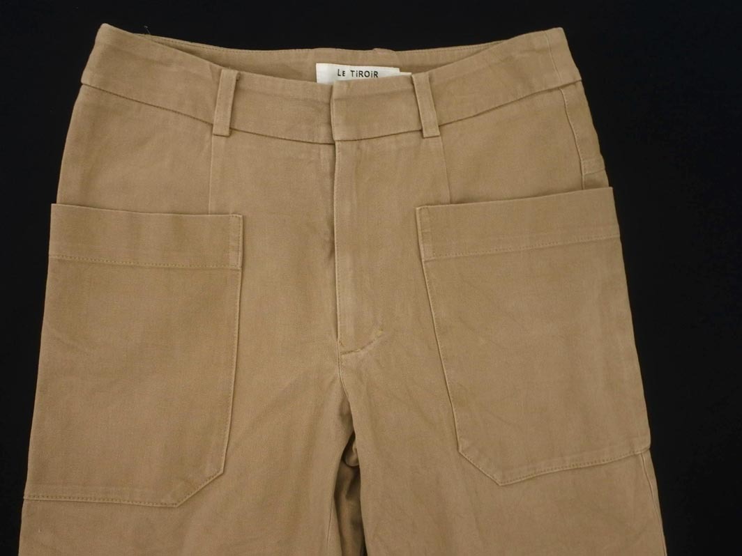 DRESSTERIOR ドレステリア LE TIROIR フレア パンツ sizeS/ベージュ ■■ ☆ fdc5 レディース