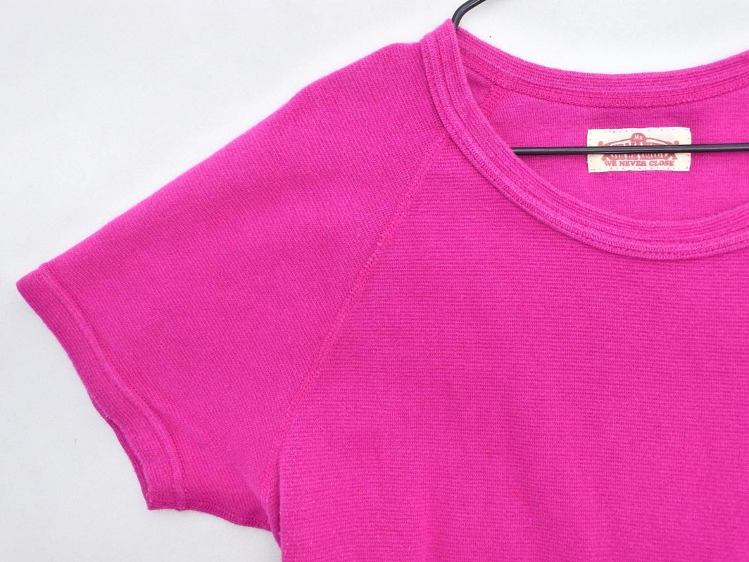 HOLLYWOOD RANCH MARKET ハリウッドランチマーケット ラグラン カットソー size1/ピンク ■◆ ☆ fdc4 レディース