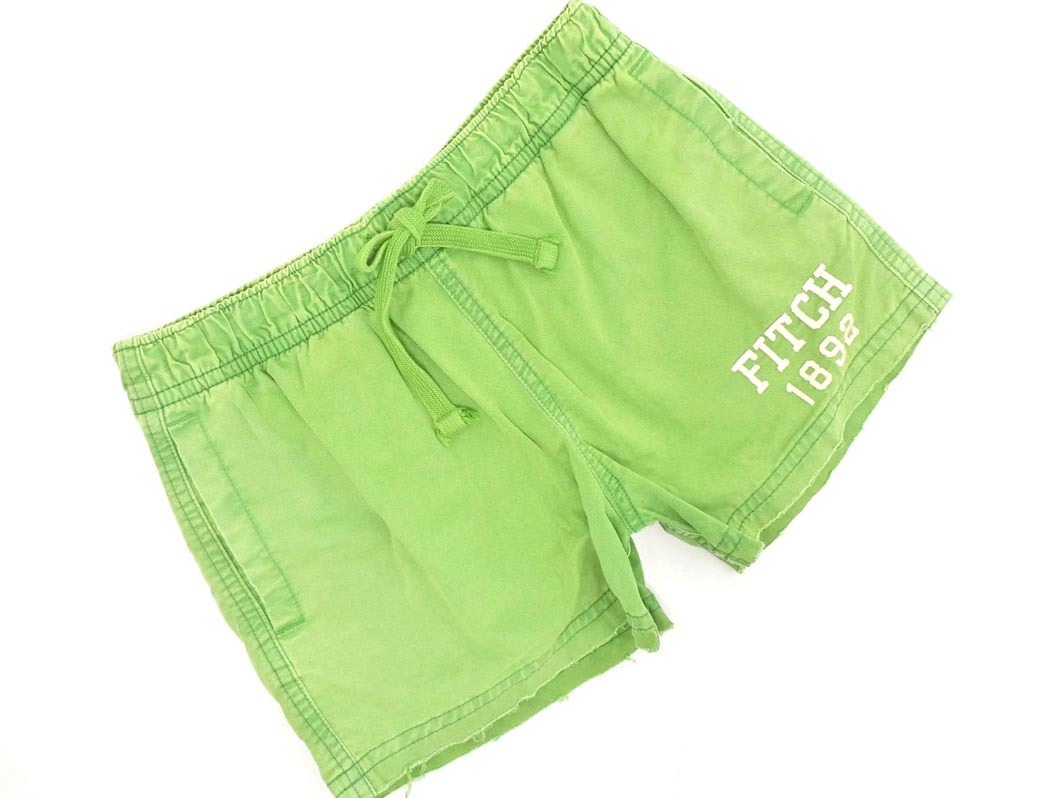 Abercrombie & Fitch アバクロンビー＆フィッチ 刺繍 ショート パンツ sizeM/緑 ■◆ ☆ fdc5 レディース