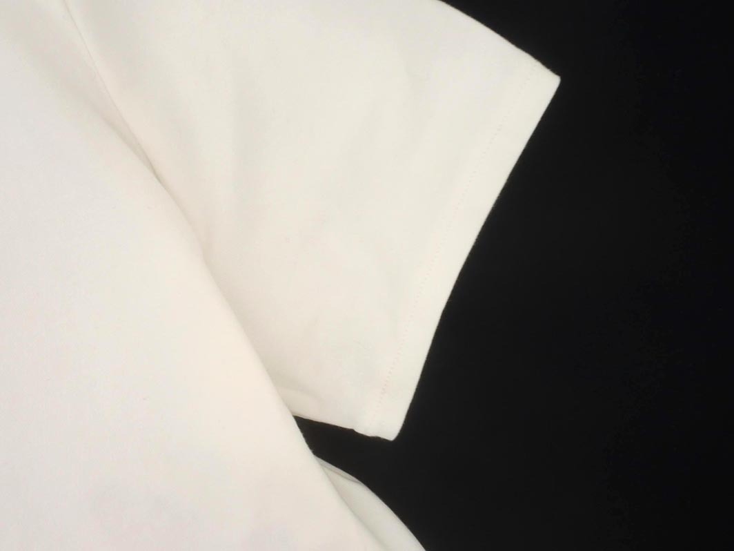 NATURAL BEAUTY BASIC ナチュラルビューティーベーシック プリント Tシャツ sizeF/白 ■◆ ☆ fdc5 レディース