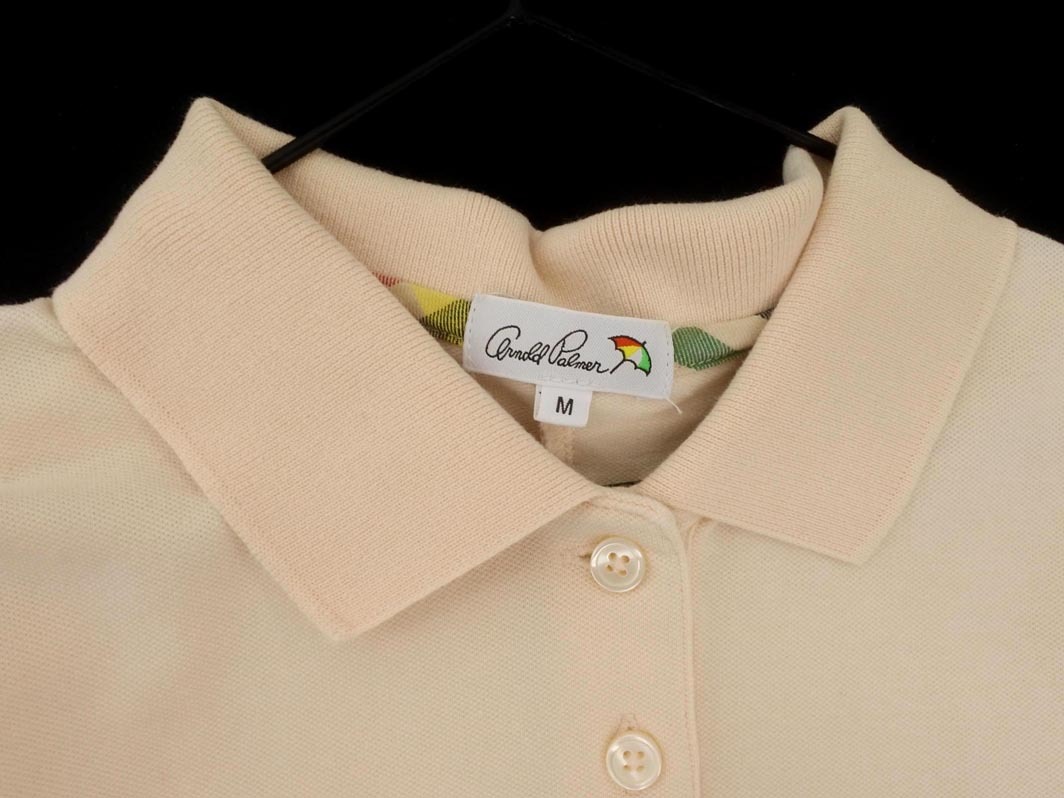 arnold palmer アーノルドパーマー ポロ ワンピース sizeM/ベージュ ■◆ ☆ fdc4 レディース