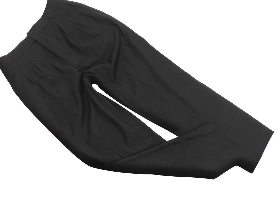 LOWRYS FARM ローリーズファーム タック テーパード パンツ sizeM/黒 ■■ ☆ fdc8 レディース