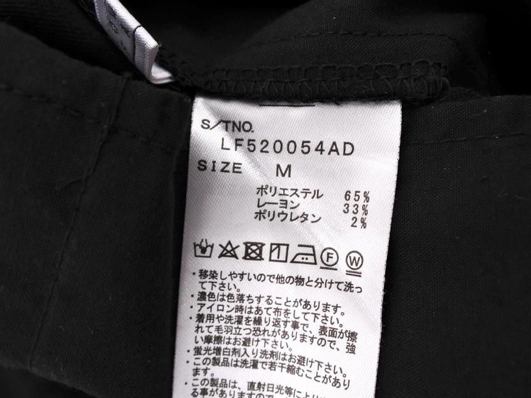 LOWRYS FARM ローリーズファーム タック テーパード パンツ sizeM/黒 ■■ ☆ fdc8 レディース